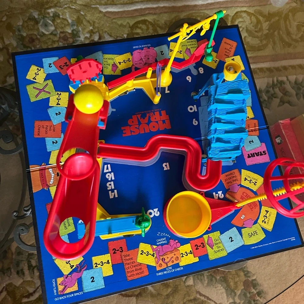 Mousetrap Board Game Vintage 1986 Milton Bradley‎